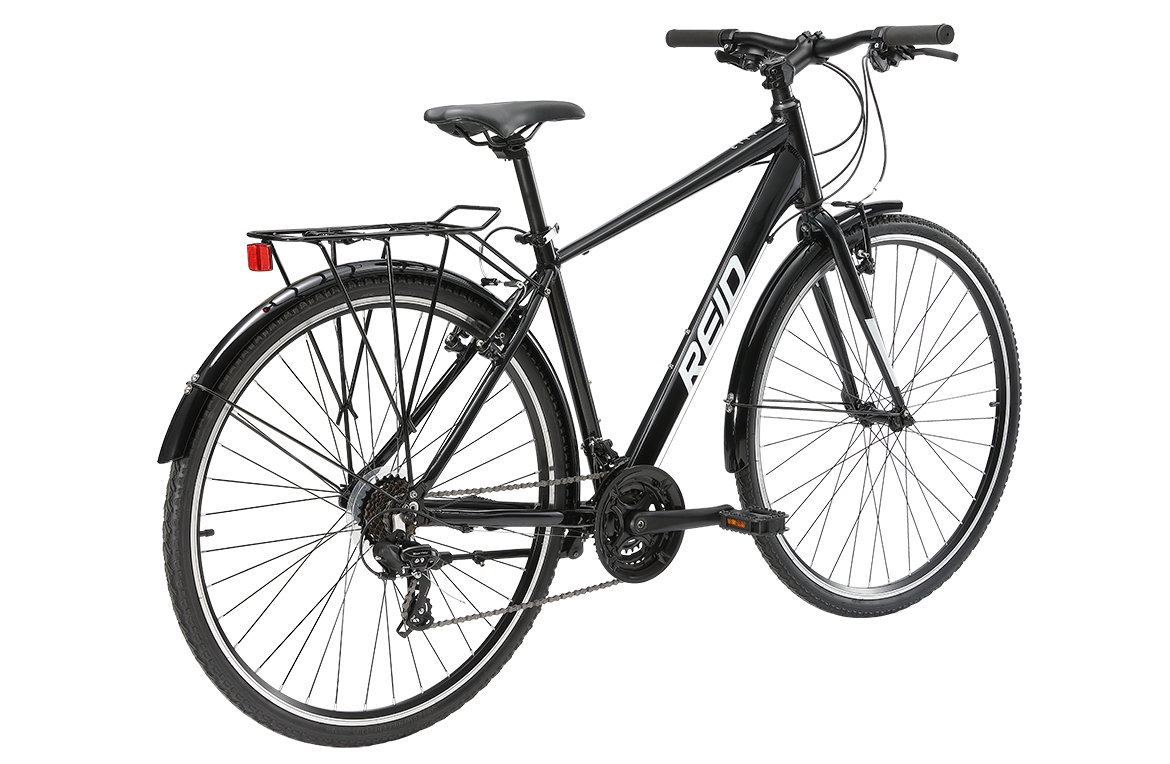City 1 Commuter Bike Black Bikes Reid