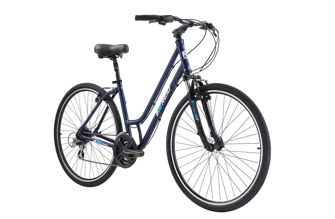 Comfort 3 Step Through Commuter Bike 2020 Dark Blue Bikes Reid