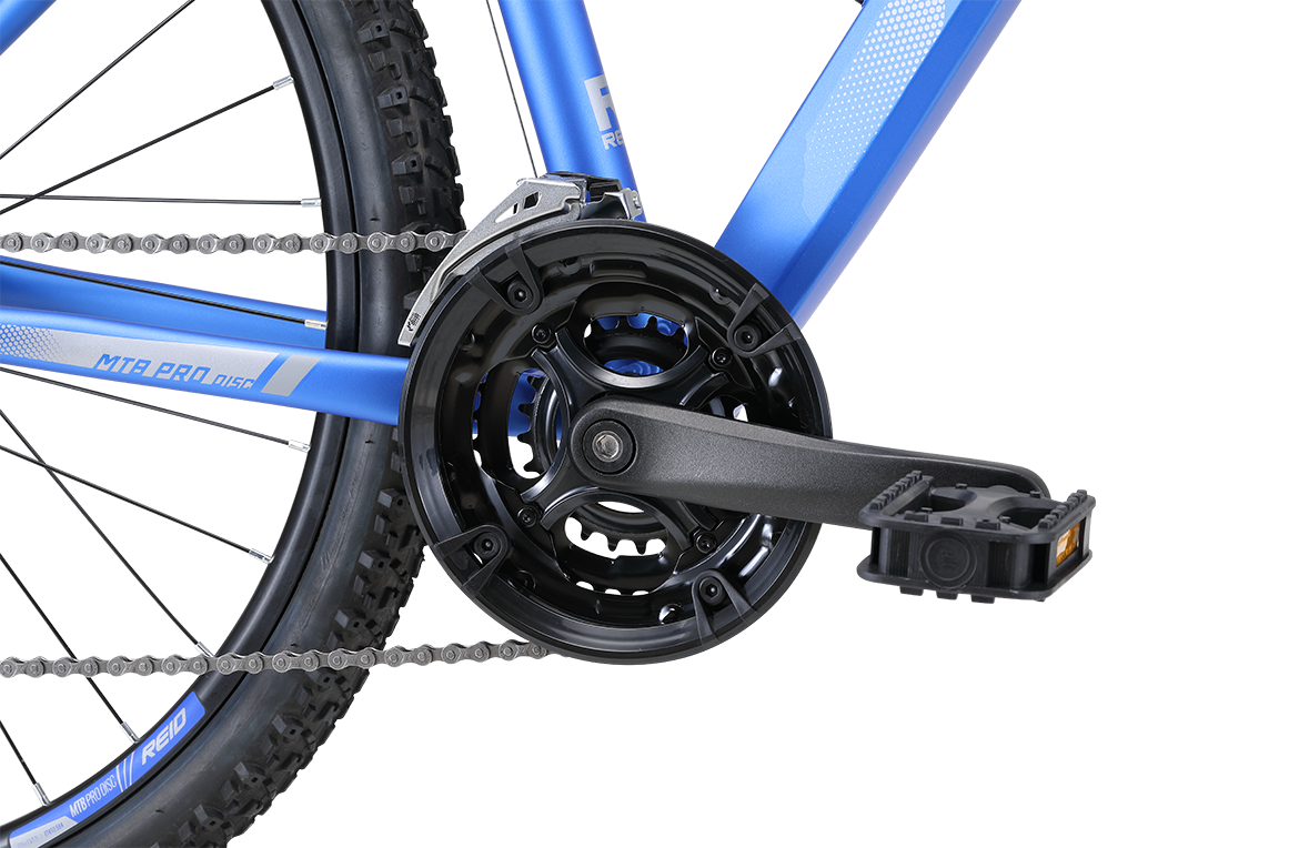 MTB Pro Disc Mountain Bike Blue Bikes Reid