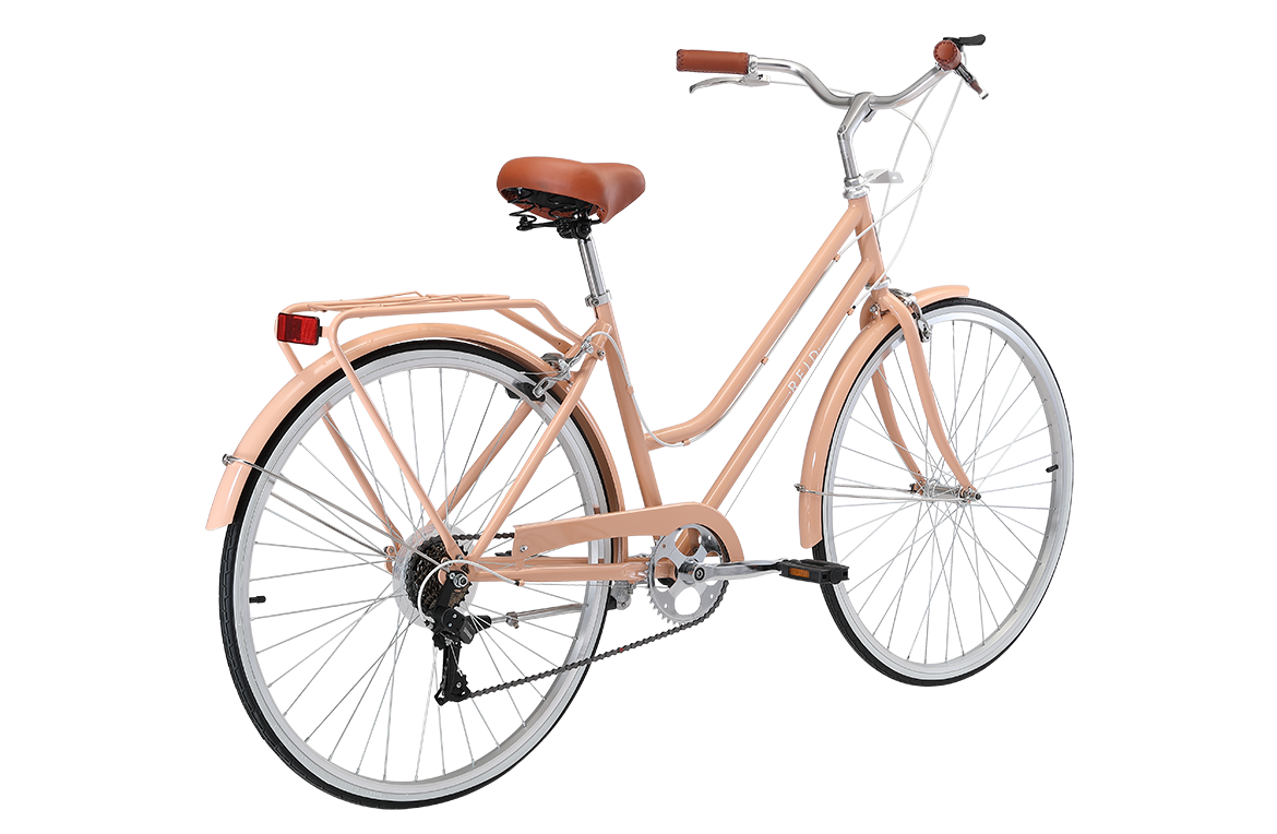 Ladies Classic 7-Speed Vintage Bike Soft Pink Bikes Reid