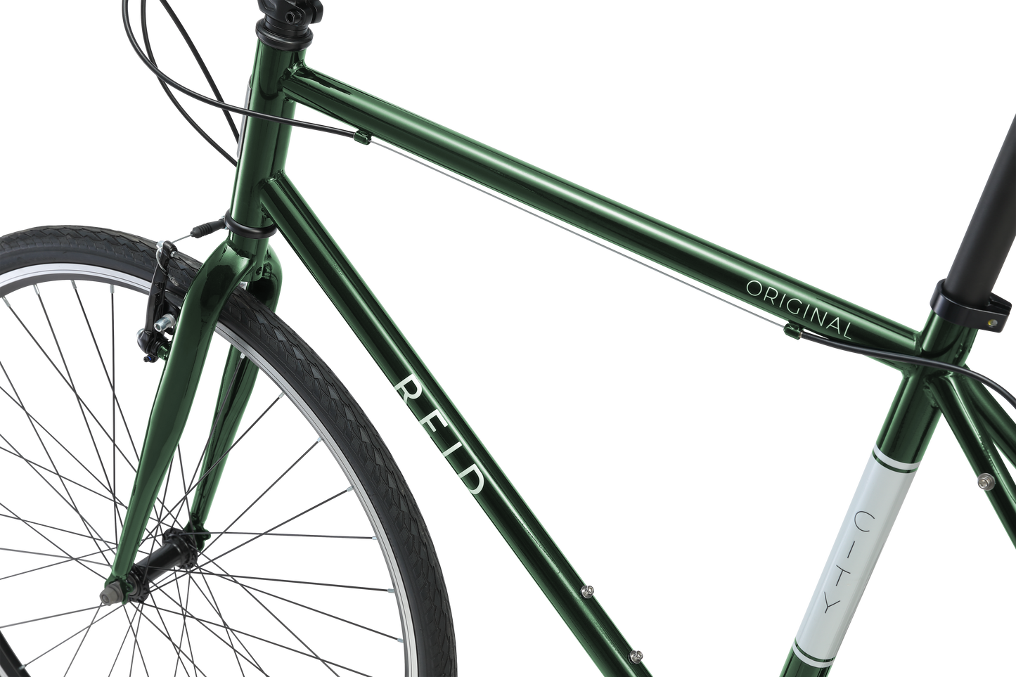 Original City Commuter Bike British Racing Green Bikes Reid