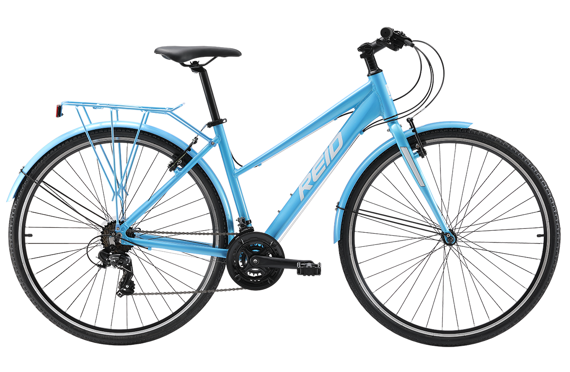 City 1 WSD Commuter Bike Baby Blue Bikes Reid