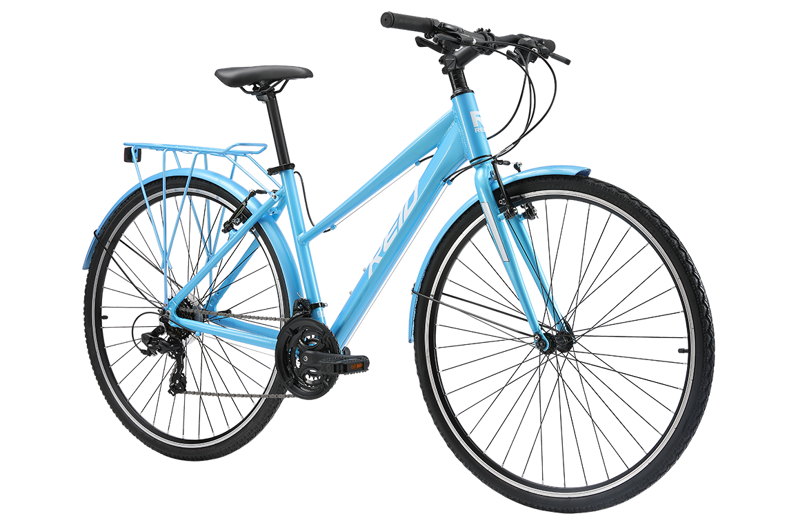 City 1 WSD Commuter Bike Baby Blue Bikes Reid