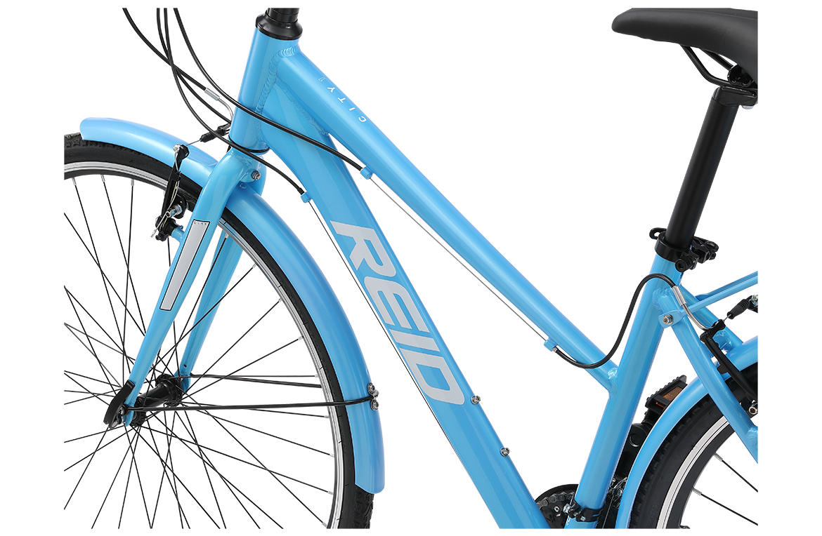 City 1 WSD Commuter Bike Baby Blue Bikes Reid