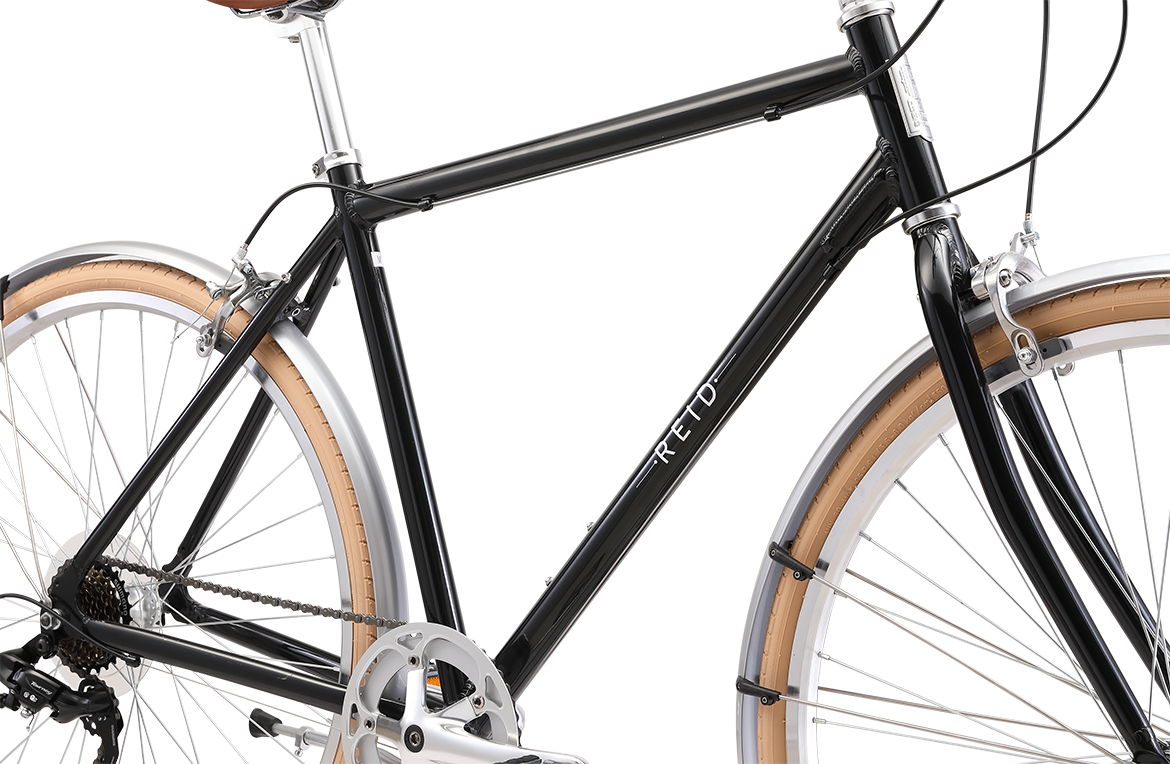 Gents Roller Superlite Vintage Bike Black Bikes Reid