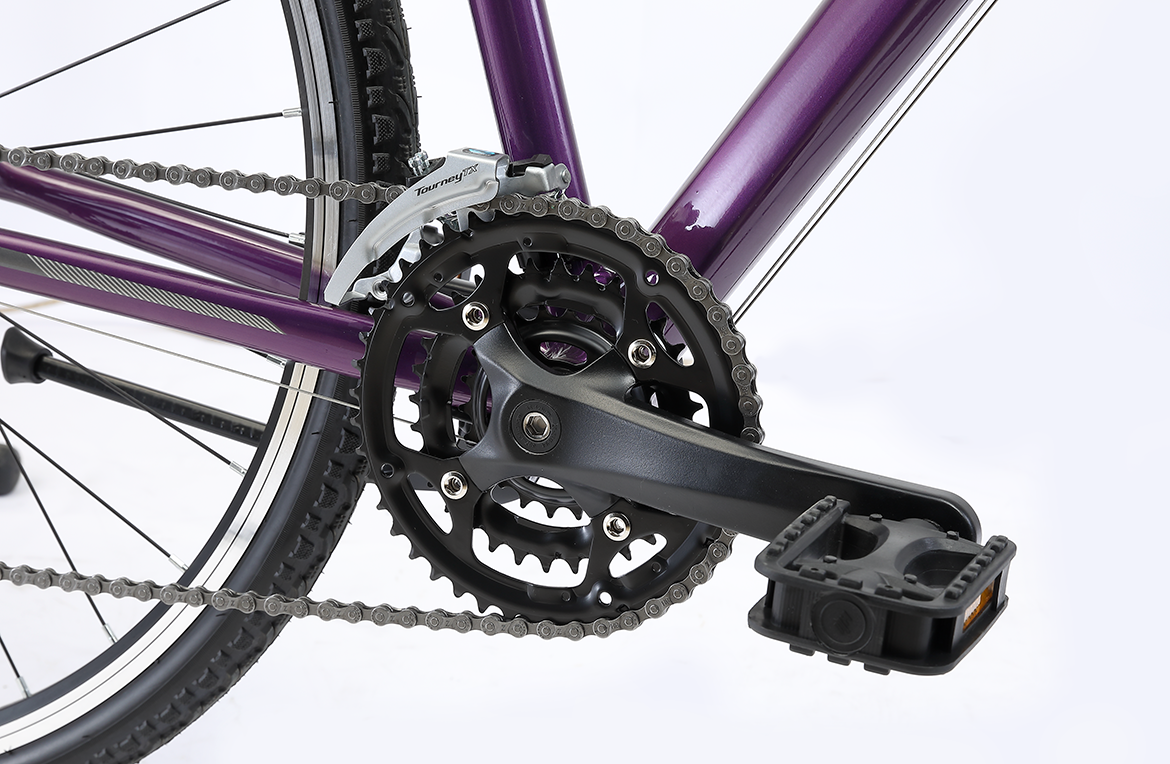 City 2 WSD Commuter Bike Purple Bikes Reid