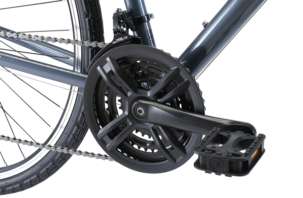 Transit WSD Commuter Bike Charcoal Bikes Reid