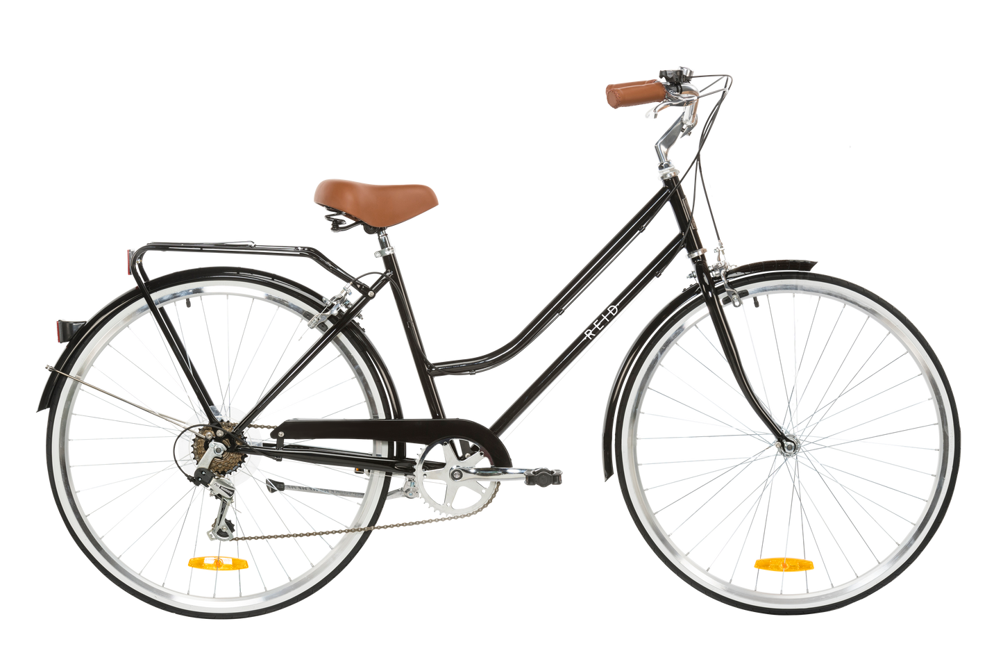 Ladies Classic 7-Speed Vintage Bike Black