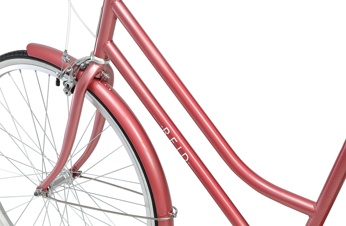 Ladies Classic 7-Speed Vintage Bike Rose Gold Bikes Reid