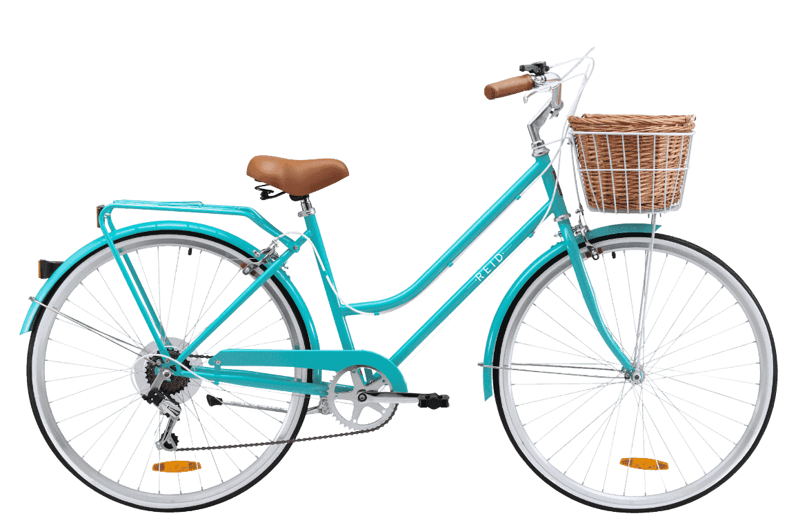 Ladies Classic 7-Speed Vintage Bike Turquoise Bikes Reid