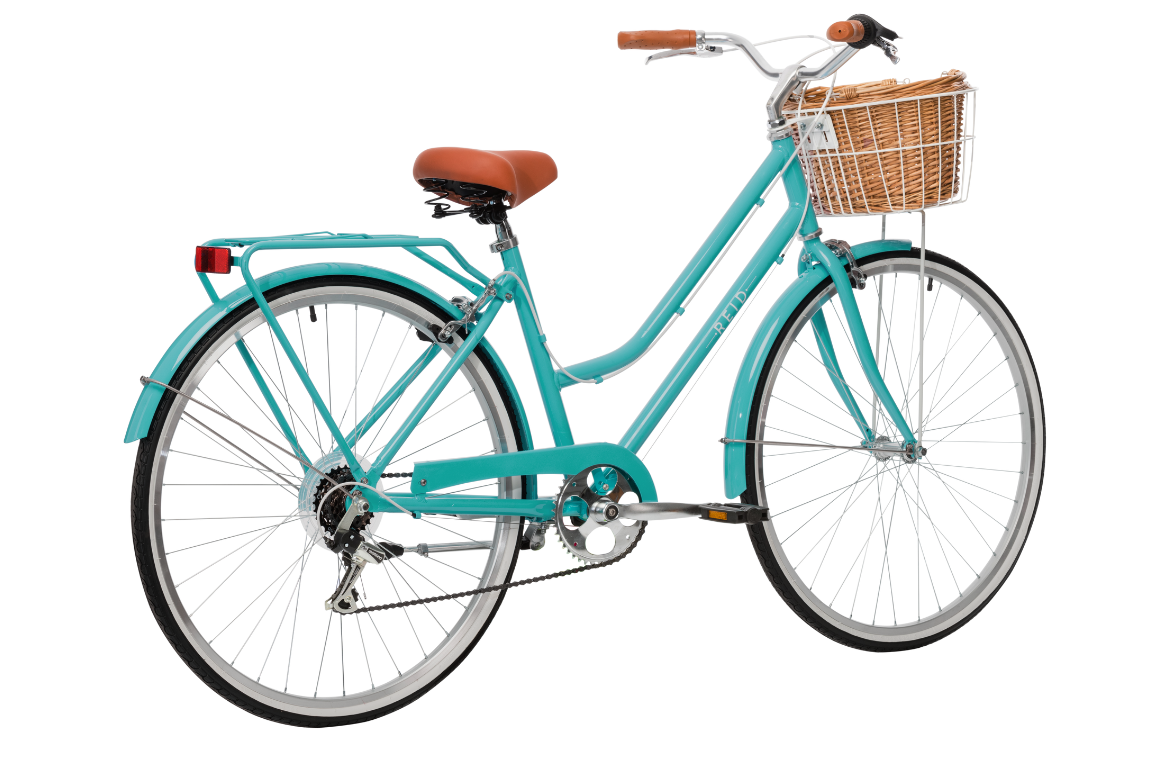 Ladies Classic 7-Speed Vintage Bike Turquoise Bikes Reid