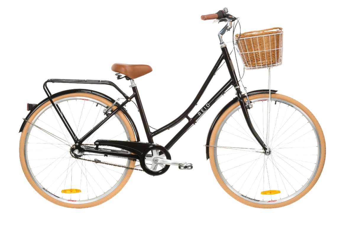Ladies Deluxe 3-Speed Vintage Bike Black