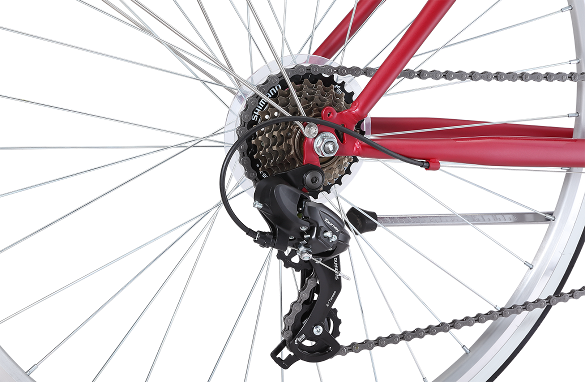 Ladies Esprit Vintage Bike Cherry Red Bikes Reid