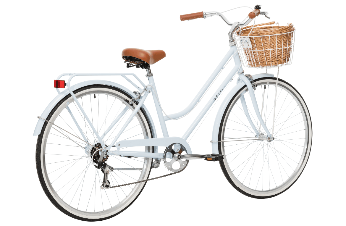 Ladies Classic 7-Speed Vintage Bike White Bikes Reid