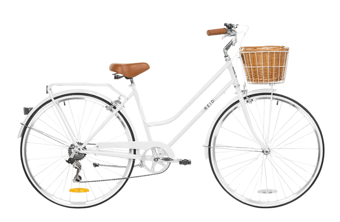Ladies Classic 7-Speed Vintage Bike White