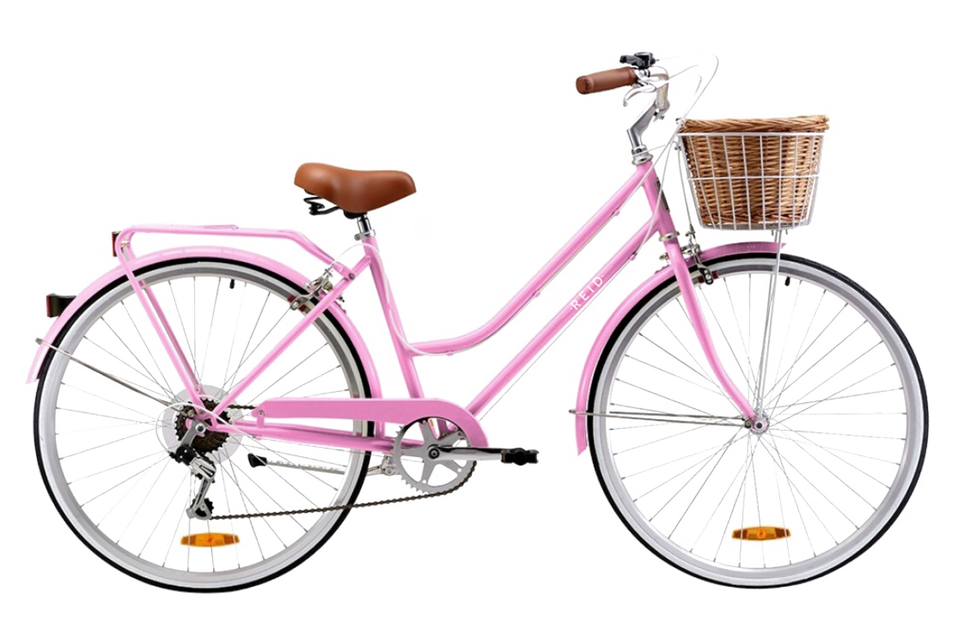 Ladies Classic 7-Speed Vintage Bike Pink Bikes Reid