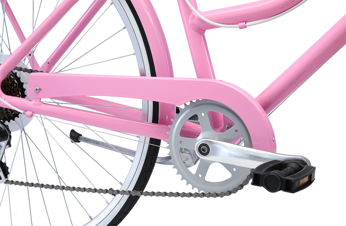 Ladies Classic 7-Speed Vintage Bike Pink Bikes Reid