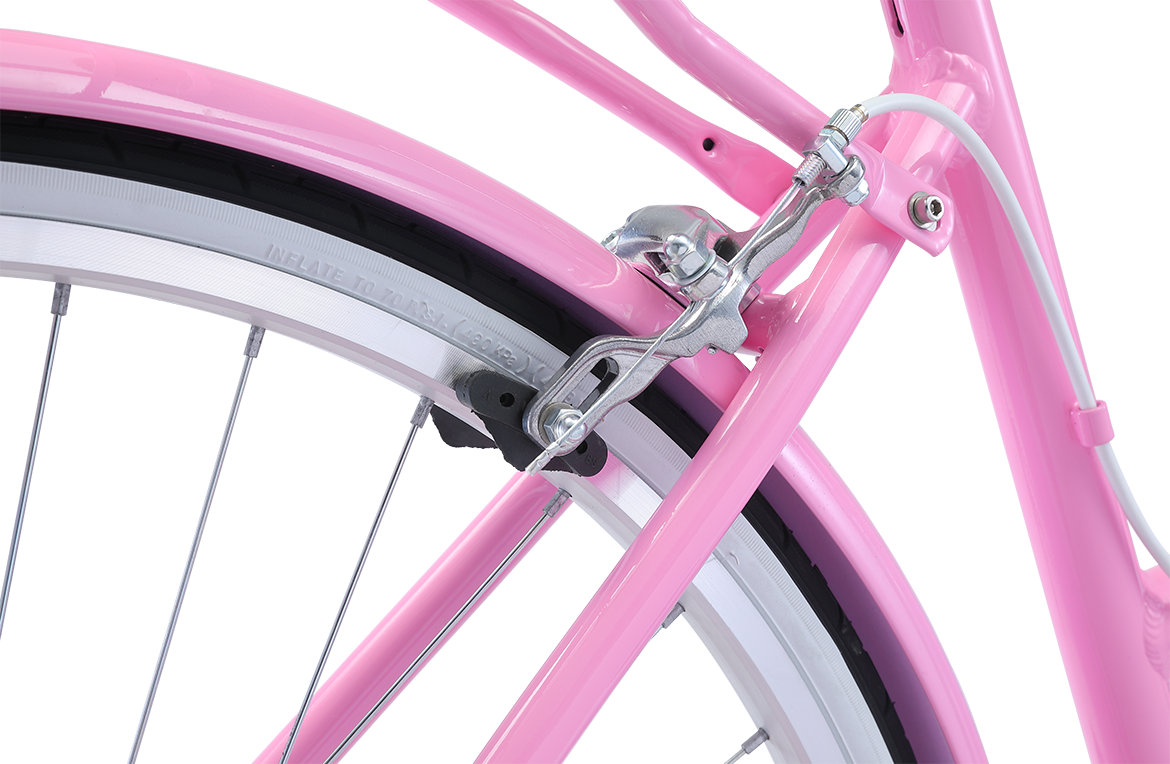 Ladies Classic 7-Speed Vintage Bike Pink Bikes Reid