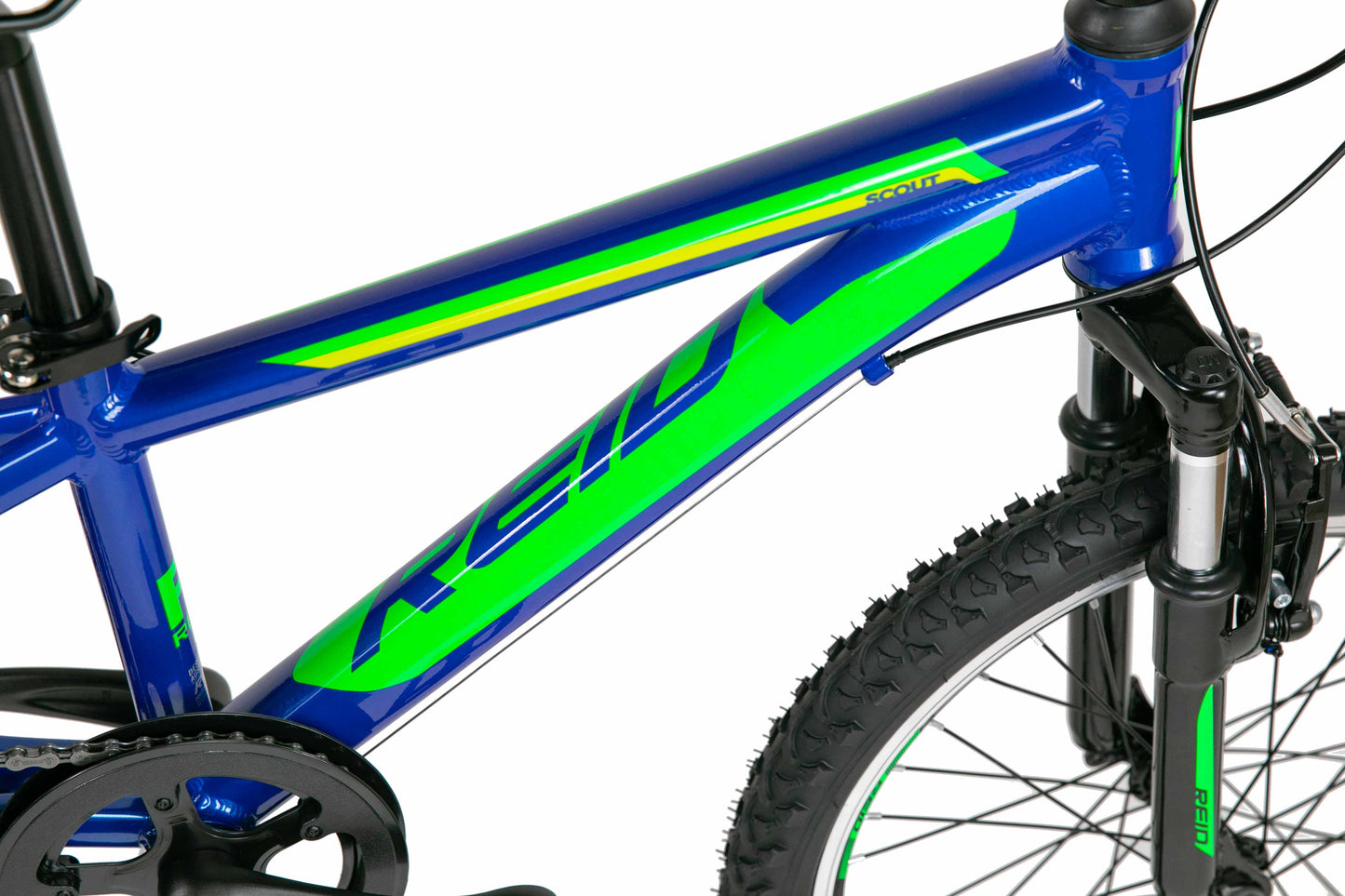 Scout 20" Kids Bike Blue Green Bikes Reid