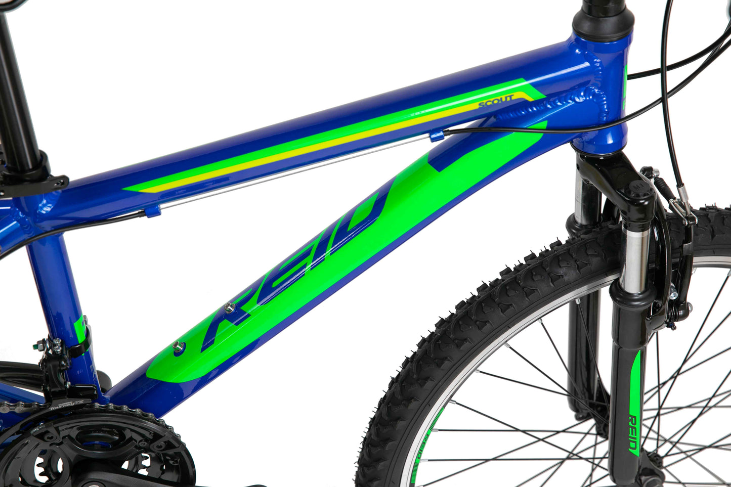 Scout 24" Kids Bike Blue Green Bikes Reid