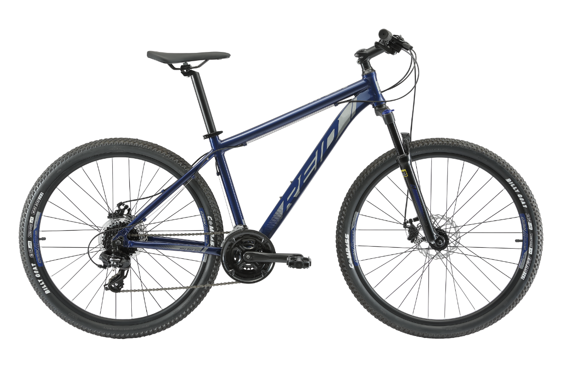 MTB Pro Disc Mountain Bike Dark Blue Bikes Reid
