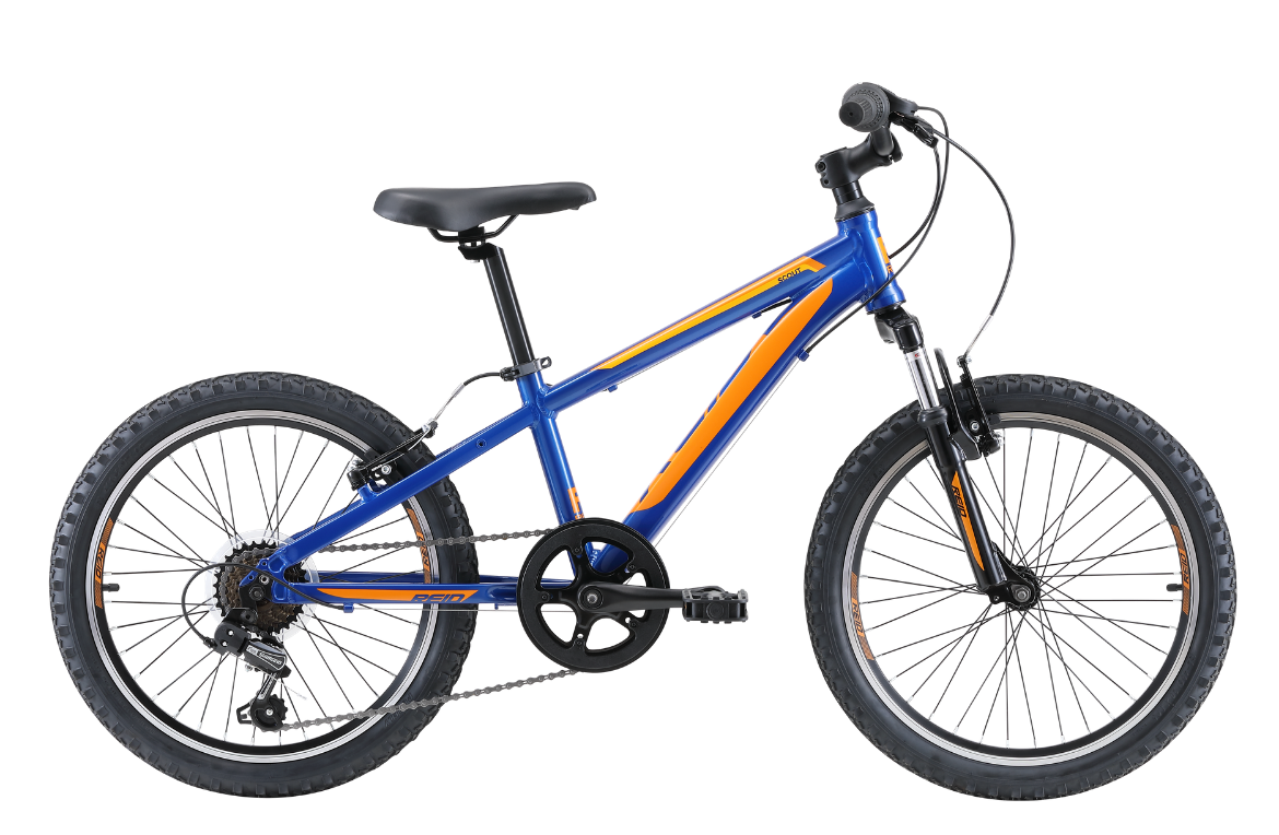 Scout 20" Kids Bike Blue Orange Bikes Reid   
