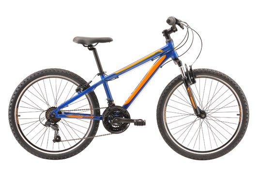 Scout 24" Kids Bike Blue Orange Bikes Reid
