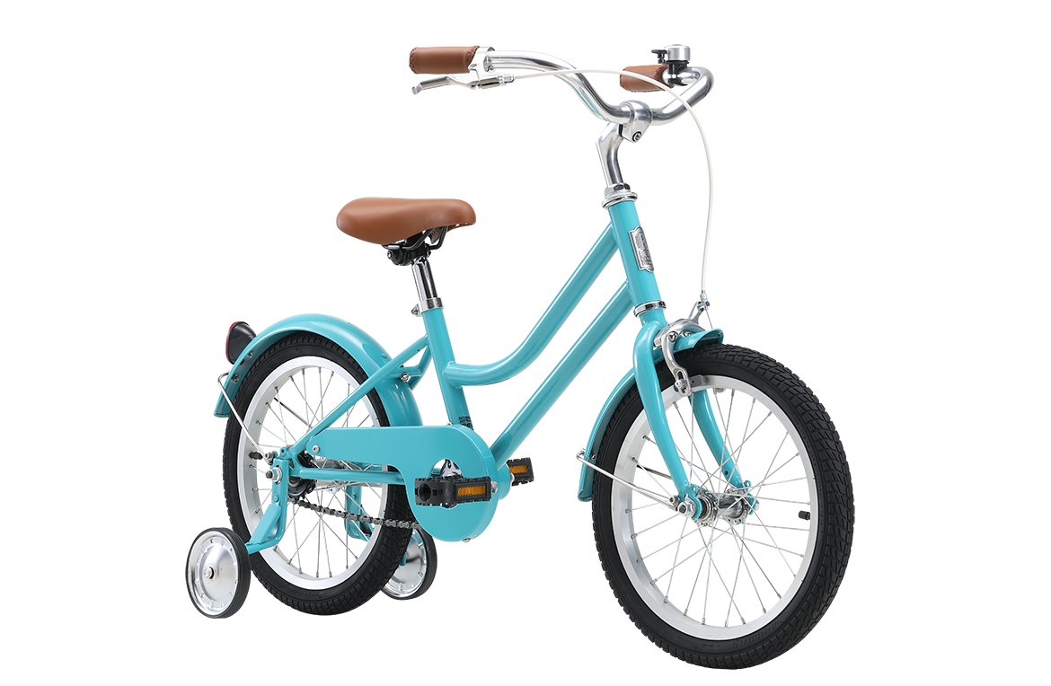 Girls Classic 16" Kids Bike Turquoise Bikes Reid   