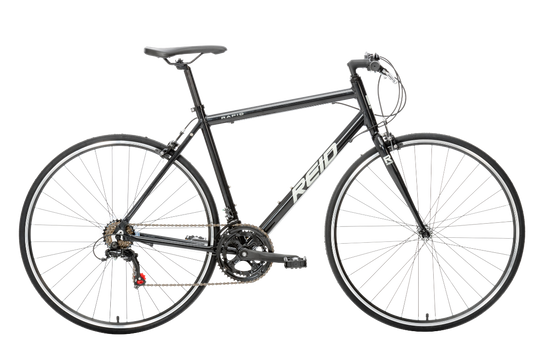 Rapid Flat Bar Road Bike Black Bikes Reid