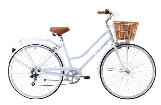 Ladies Classic Lite Vintage Bike White Bikes Reid