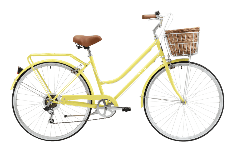 Ladies Classic 7-Speed Vintage Bike Lemon