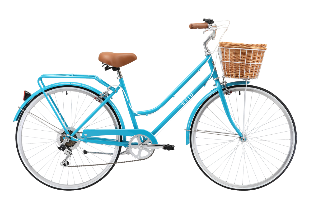 Ladies Classic 7-Speed Vintage Bike Aqua