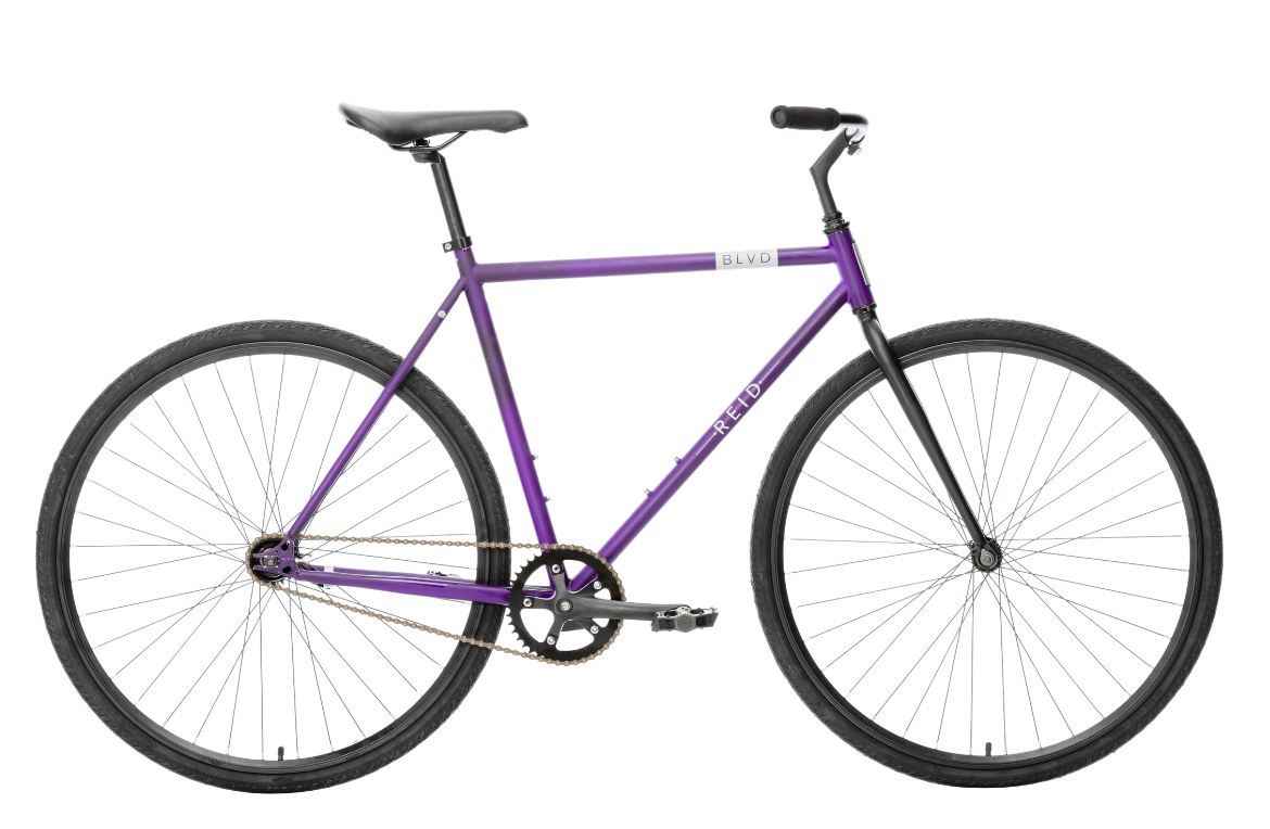 BLVD Singlespeed Bike Purple Bikes Reid   