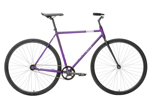 BLVD Singlespeed Bike Purple Bikes Reid