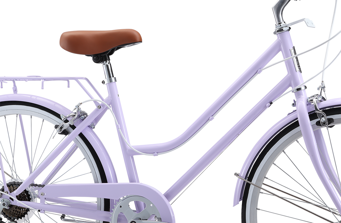 Girls Classic Petite 24" Vintage Bike Lavender Bikes Reid   