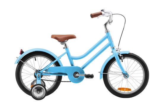 Girls Classic 16" Kids Bike Baby Blue Bikes Reid