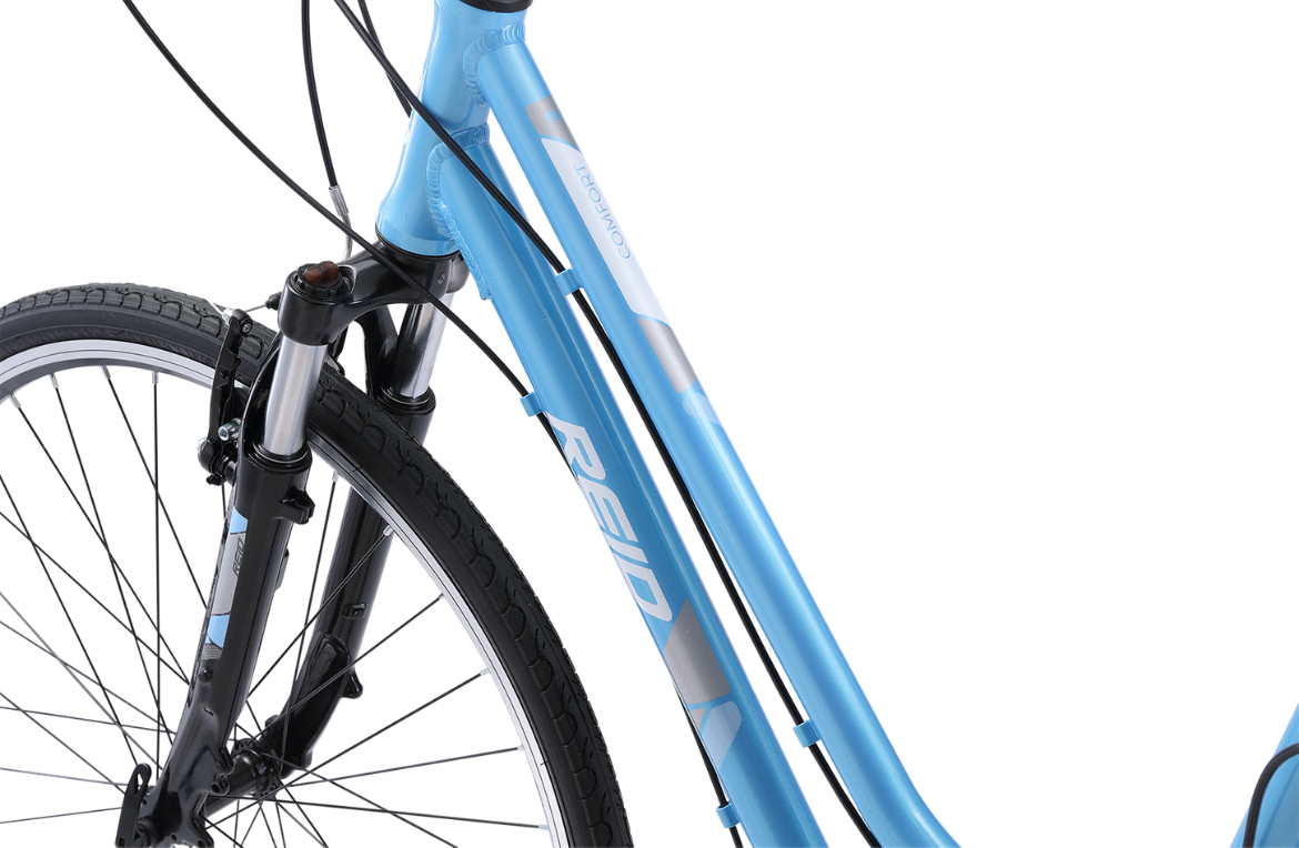 Comfort 2 Step Through Commuter Bike 2020 Light Blue – Reid Bikes