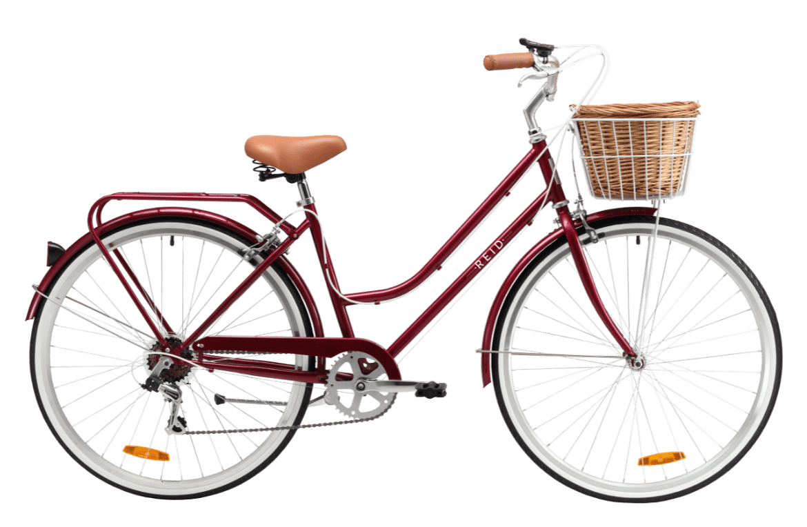 Ladies Classic Lite Vintage Bike Cherry Red Bikes Reid   