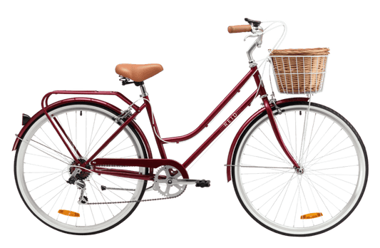 Ladies Classic Lite Vintage Bike Cherry Red Bikes Reid
