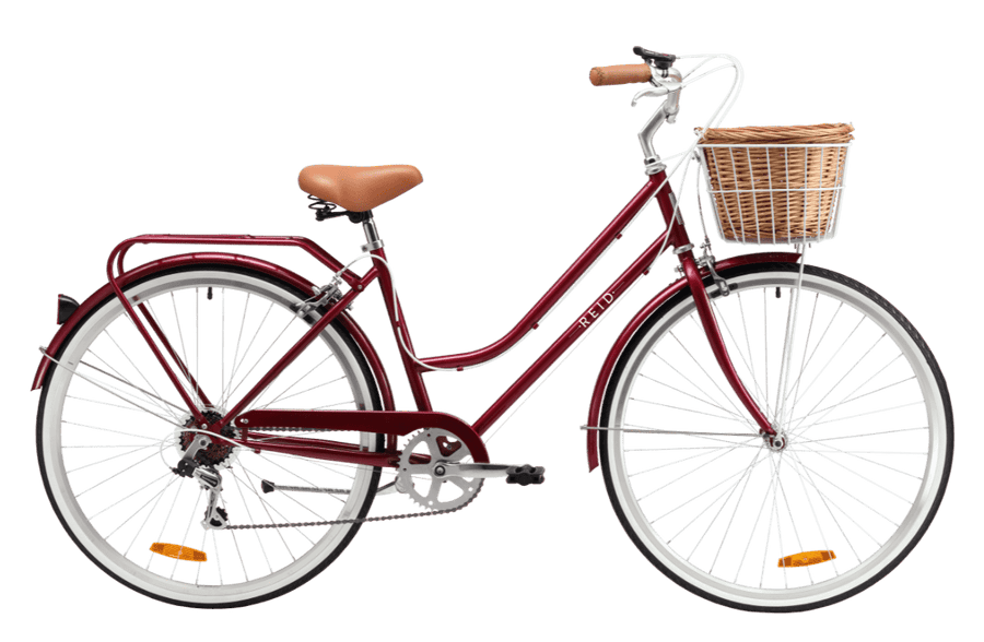 Ladies Classic Lite Vintage Bike Cherry Red