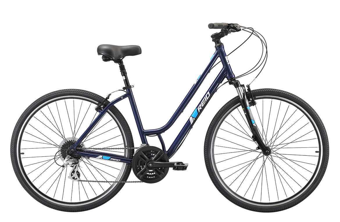 Comfort 3 Step Through Commuter Bike 2020 Dark Blue Bikes Reid   