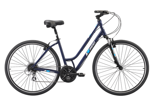Comfort 3 Step Through Commuter Bike 2020 Dark Blue Bikes Reid