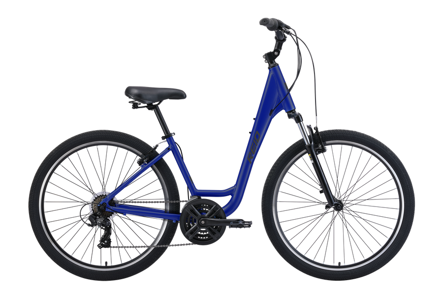 Comfort 2 Step Through Commuter Bike Navy Blue