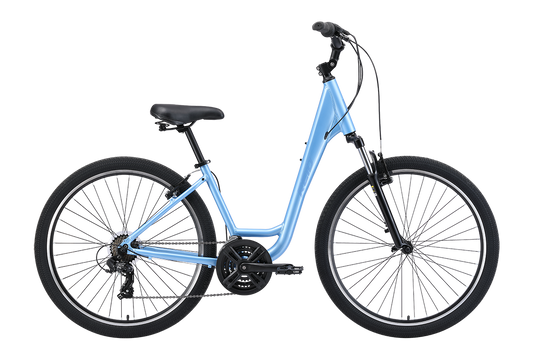 Comfort 2 Step Through Commuter Bike Blue Bikes Reid