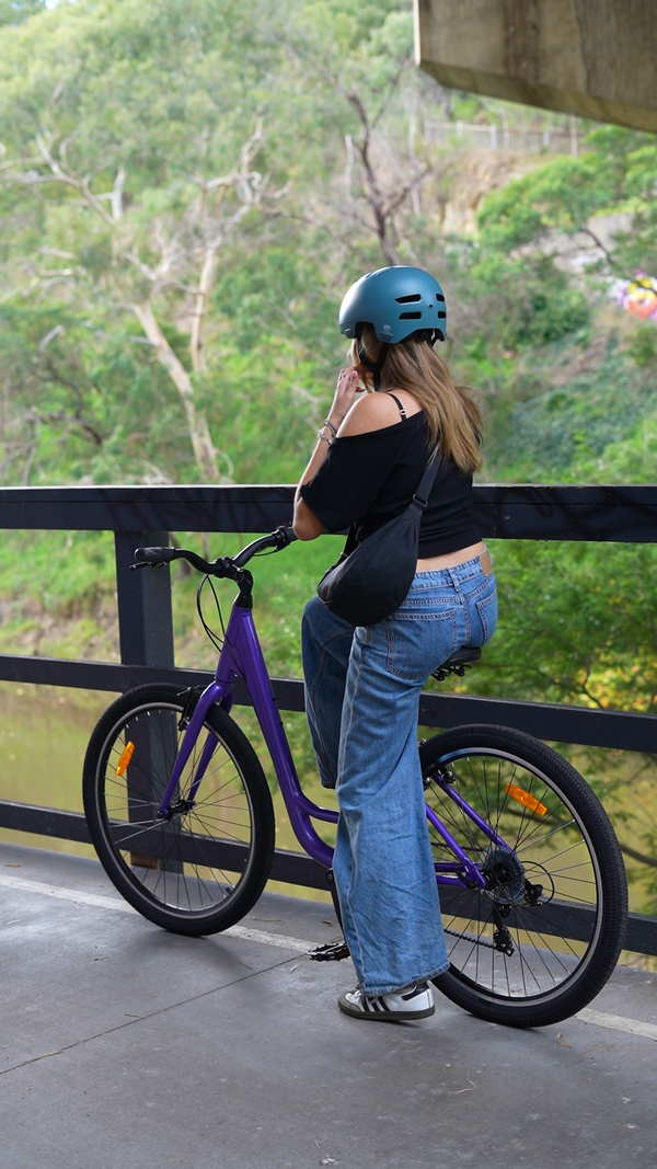 Comfort 1 Step Through Commuter Bike Purple