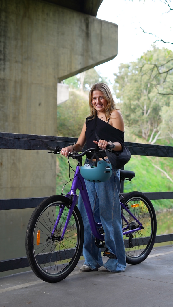 Comfort 1 Step Through Commuter Bike Purple