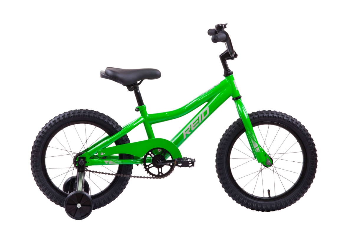 Explorer S 16" Kids Bike MY24 Fluro Green Bikes Reid   