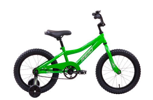 Explorer S 16" Kids Bike MY24 Fluro Green Bikes Reid