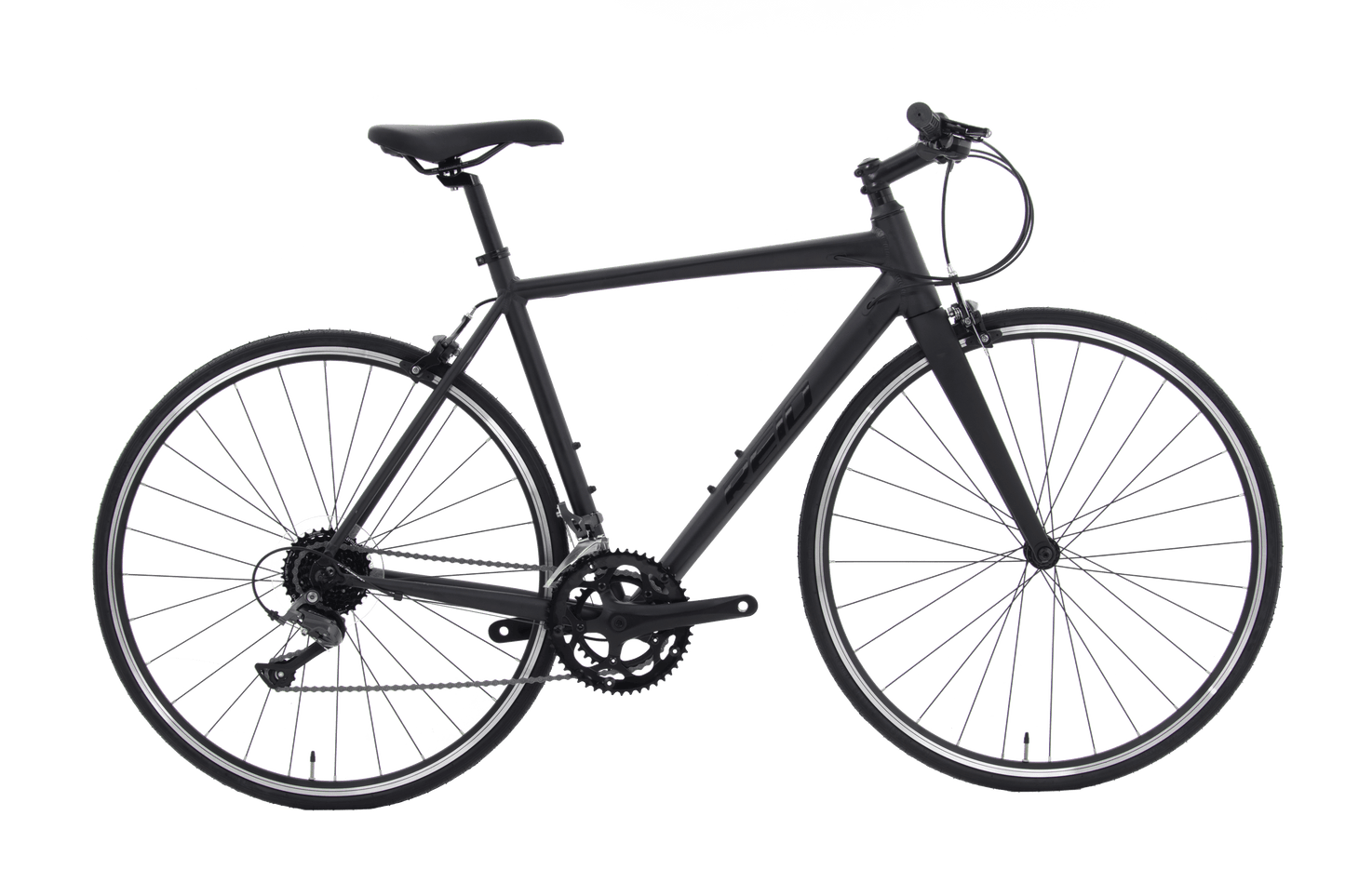 Falco Sport Flat Bar Road Bike MY23 Black Bikes Reid   