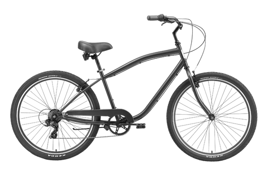 Gents Cruiser 7 speed 27.5" Vintage Bike MY24 Black Bikes Reid